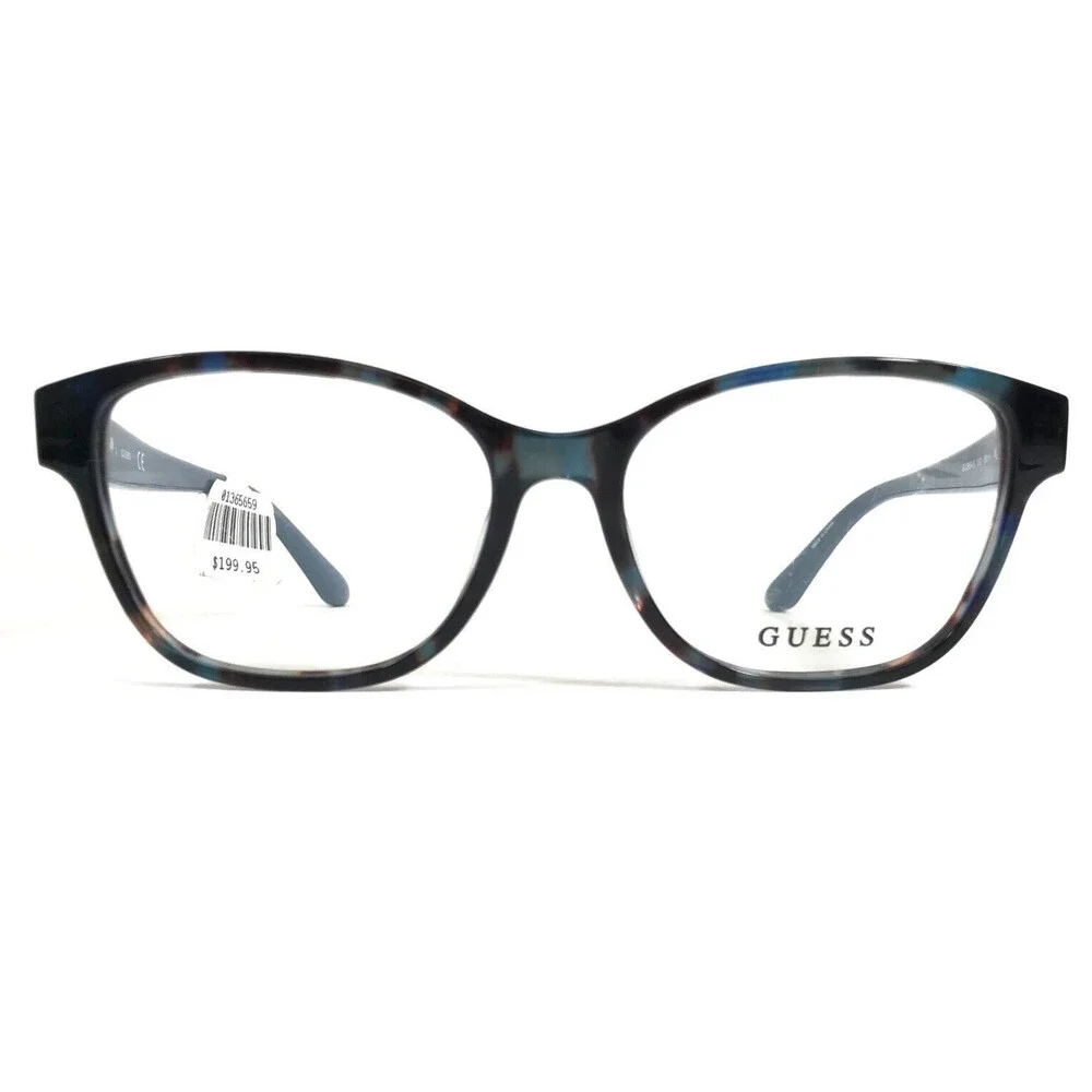 Guess Eyeglasses Frames GU2854-S 092 Brown Blue Tortoise Square 53-16-140